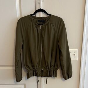 Zara Olive Bomber Jacket